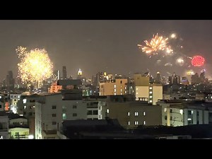New Year 2021 Fireworks Light Up Bangkok