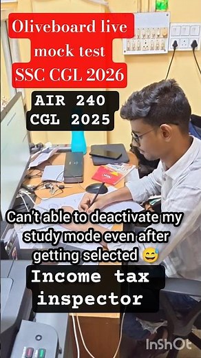 Oliveboard live mock test SSC CGL 2026 || AIR 240 CGL 2025 ||
