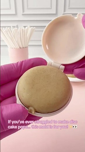 Disc Cake Pops Made Easy!✨👀🩷 | My Little Cakepop