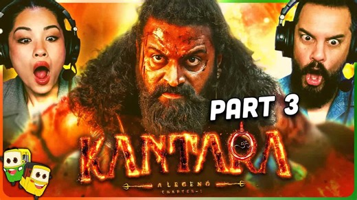 Part 3 - Kantara: A Legend Chapter 1 movie reaction | Rishab Shetty | Rukmini Vasanth