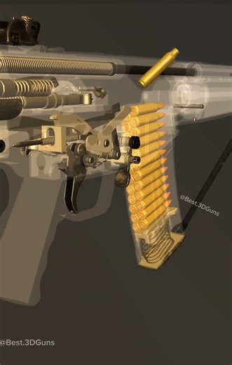 How a Gun Works in 3D _ Trigger to Bullet Explained in Seconds