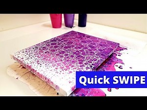 Quick Swipe Painting Technique - Get Cells & Lacing!