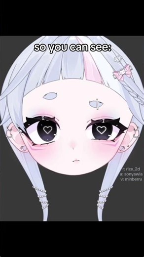 Making Vtuber face #love2d #vtuber #animeartist