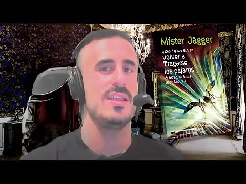 Mister Jagger presenta su Libro Volver a tragarse los pájaros