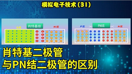 模拟电子技术（31）肖特基二极管与PN结二极管的区别分析 -姜军