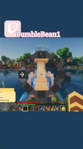 first time riding a Pokémon! 🐉#minecraft