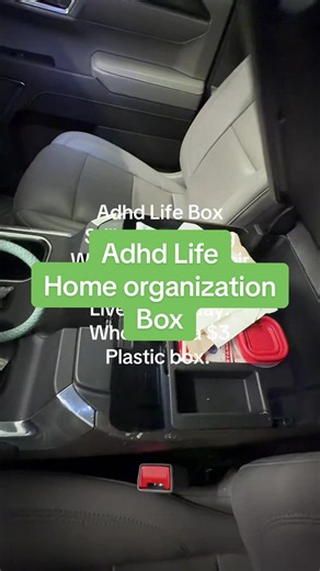 Organization for your hone in a $3.00 plastic box. #adhd #homeorganization #adhdprobs #cleaning #adhdwomen