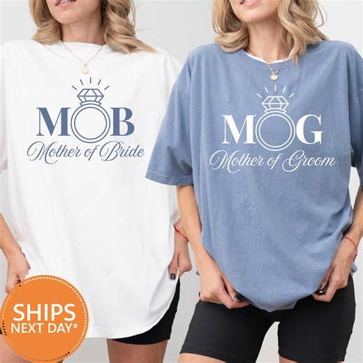 Mother of Bride Groom Shirt, Matching Wedding Mom Tee, Team Moms Outfit - Etsy