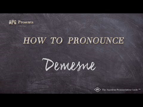 How to Pronounce Demesne (Real Life Examples!)