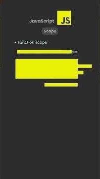 JavaScript Scope