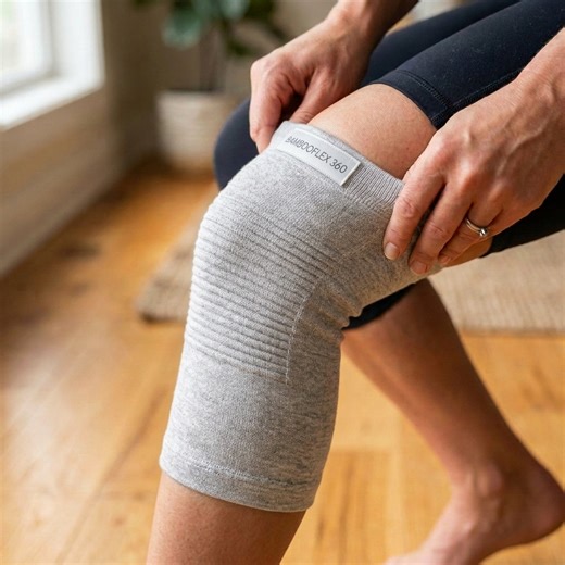 Premium Bamboo Knee Sleeve | BambooFlex 360™ Compression | Nordaska