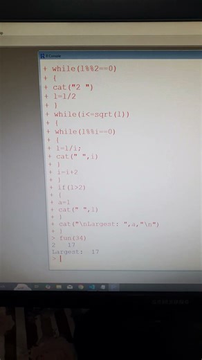 R | Euler project 'find largest prime factor' | CodeLearning