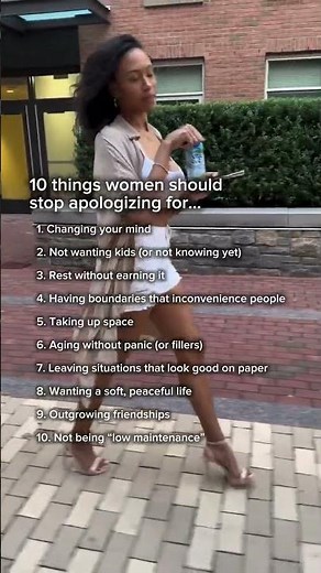 ❌ 10 Things Women Should Stop Apologizing For