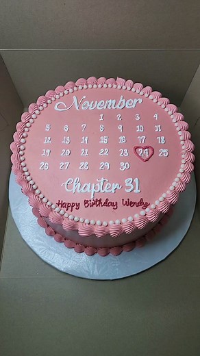 Calendar Birthday Cake Ideas for Aesthetic Designs
