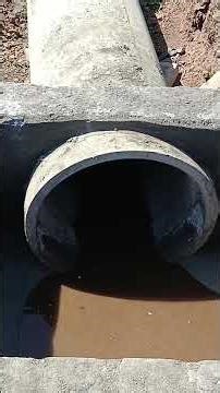 How does testing the Storm Water Drain water flow#construction #viral #civilcontractors #viralshort