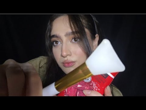 ASMR Applying Face Masks Directly on Camera Lens 😳🧼 | Ultra Relaxing Skincare Sounds (No Talking)