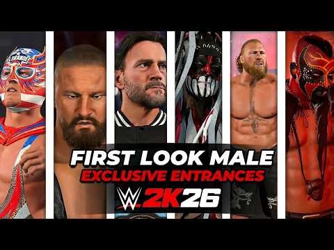 FIRST LOOK at Male Entrances in WWE 2K26 (EARLY ACCESS)