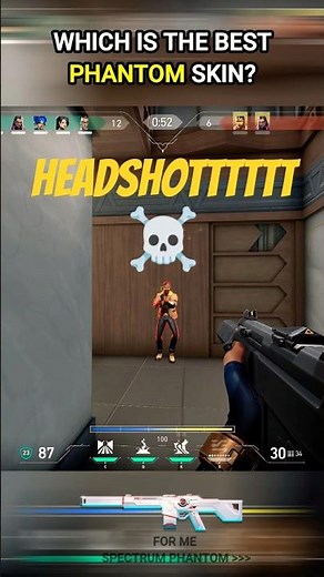 BEST PHANTOM Skin in Valorant? 🎯 (Spectrum, Prime, Oni & More)#valorant