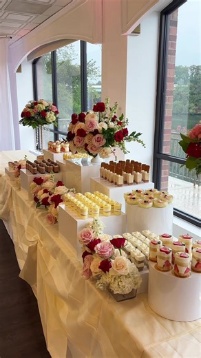 Elegant Dessert Table Setup for Receptions