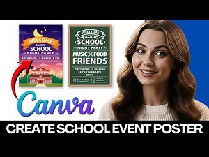 How To Make School Event Poster In Canva 2026 (Step-By-Step)