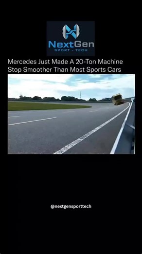Sports Tech Era | Mercedes just dropped a mind‑blowing 20‑ton machine that can brake smoother than most high‑performance sports cars, redefining what... | Instagram
