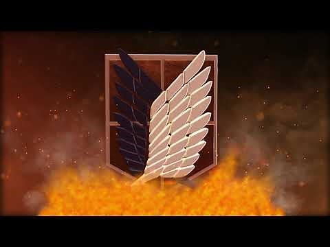 Live wallpaper 4K Attack On Titan logo