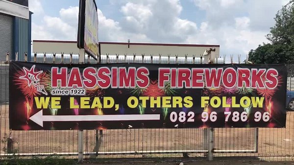 Introducing Hassims fireworks, the best and biggest firework shop in sa#youwanttobambam #fireworks #firework #fireworks2021 #fyp #foryoupage #december