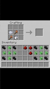 crafting red axe moment#minecraft#shorts#youtubeshorts