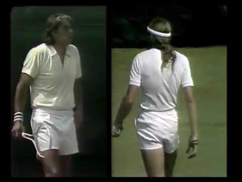 Battle of the Old Men Pancho Gonzales vs. Torben Ulrich 1974 U S Open Grand Masters Final