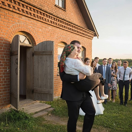 21K views · 70 reactions | Right after the wedding, the groom lifted...