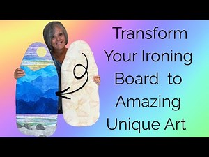 Create Stunning Art for Ironing Board Cover - Reversible Too!