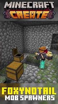 Finding Mob Spawners Timelapse - Minecraft Create Mod #minecraft #gaming #minecraftbuilding