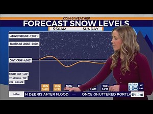 Winter Weather Advisory for Oregon Cascades starting Sunday morning