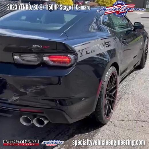 326K views · 10K reactions | 2023 Stage 2 1150HP Yenko/SC® Camaro on its way to Atlanta! #specialtyvehicleengineering #yenkocamaro #yenko #camaro #camaross #camaroworldwide #camarofamily #camarolove #collectible #automotive #nitto #nittotires #brembo #fox | Specialty Vehicle Engineering, Inc. | Facebook