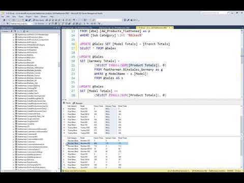 85. Using Arrays to build datasets