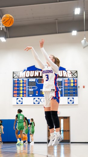 🔥 Addy Moore is leveling up. The Mountainburg Lady Dragon ninth-grader’s game gets sharper every time she steps on the court. Big future ahead! 💚🐉🏀 | Shep Shot You