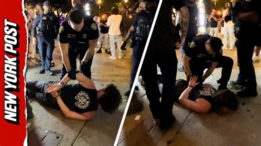 Cops slam Florida spring breaker to the ground in underage drinking crackdown