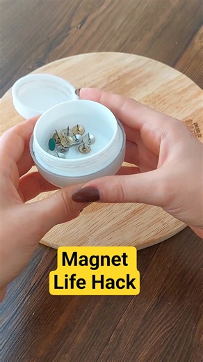 LIFE HACKS | Magnet for Nails | Pick Up Pins Fast! #shorts