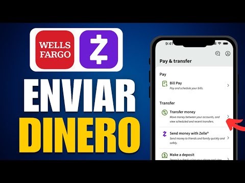 Como ENVIAR DINERO por ZELLE en WELLS FARGO (Paso a Paso)