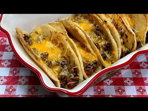 OVEN BAKED TACOS!! SHELF COOKING KITCHEN BASICS!!