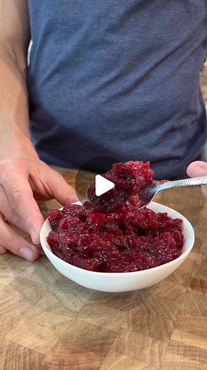 Bobby Parrish aka FlavCity on Instagram: "HOMEMADE CRANBERRY SAUCE Find this Thanksgiving recipe on www.FlavCity.com 🙌🏼"