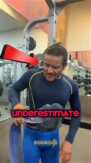 Never underestimate someone smaller at the gym