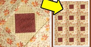 Beginner's Friendly DIY Square On Point Quilt Block