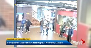 Surveillance video shows fatal fight at Kennedy Station in Toronto
