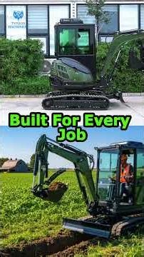 TYPHON TERROR XXV Diesel Mini Excavator 2.7 Ton, 25.1 hp Kubota D1105 RetractableTracks, AC Cabin