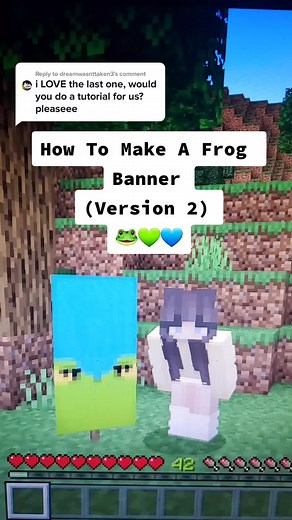 How to Make a Frog Banner in Minecraft Tutorial