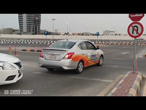 شرح اختبار القيادة Saudi Dammam Al khober Model Driving School Police Examination System.