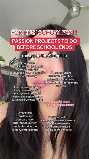 Engaging Passion Projects for High Schoolers