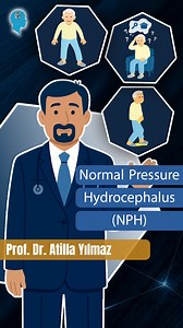 Walking difficulties, memory loss, and urinary incontinence… These three symptoms are often attributed to aging or other neurological conditions. However, the underlying cause may be Normal Pressure Hydrocephalus (NPH), a treatable condition. 🧠✨ Normal Pressure Hydrocephalus (NPH) is a condition that occurs particularly in older adults and is often confused with diseases such as Parkinson’s or Alzheimer’s. In this video, Prof. Dr. Atilla Yılmaz explains the three most characteristic symptoms of