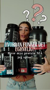💡 Protein – hvorfor er det så viktig? Jeg vet – alle snakker om protein. Hvor mye trenger vi? Hva er “for mye”? Og må man egentlig bruke proteinpulver for å få nok? 👉 Sannheten er at protein er viktig for alle, uansett om du skal ned i vekt, bygge muskler – eller bare ha en sterk og frisk kropp. Protein bygger og vedlikeholder musklene dine, støtter immunforsvaret, hormonbalansen og gjør deg mett lenger. Når du ligger i kaloriunderskudd, er protein ekstra viktig for å bevare musklene, holde fo